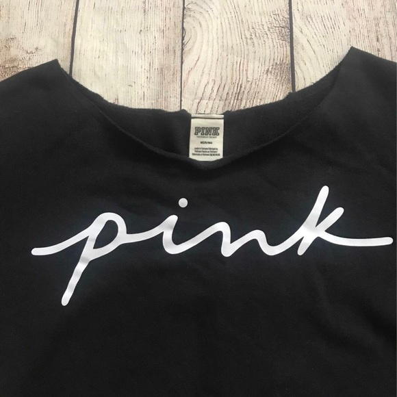 PINK wide neck crew sweater - Picture 3 of 5